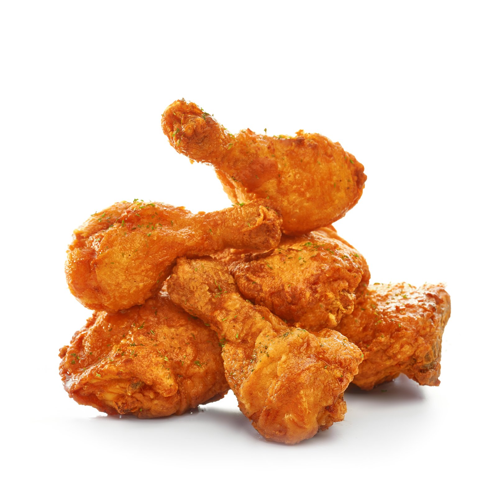 8 Pieces Fried Chicken with 2 Sauces, 4 Rolls